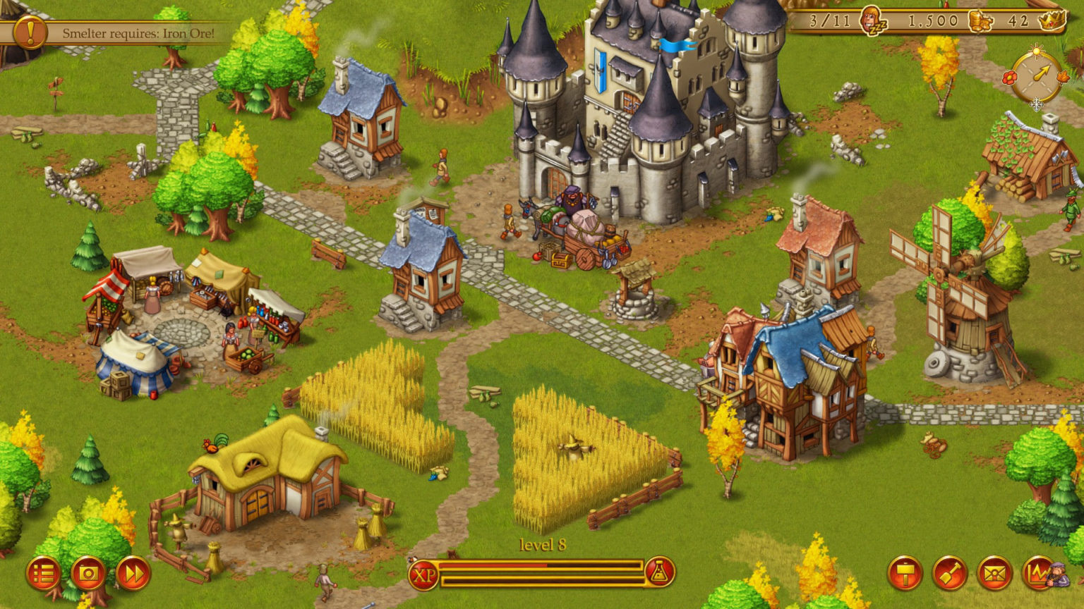 Townsmen a kingdom rebuilt прохождение